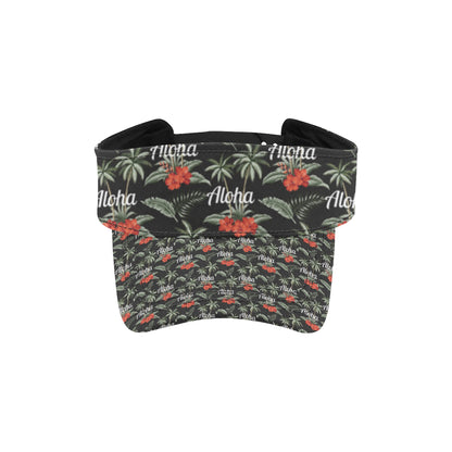 Aloha Palm Tree Design Themed Print Unisex Sun Visor