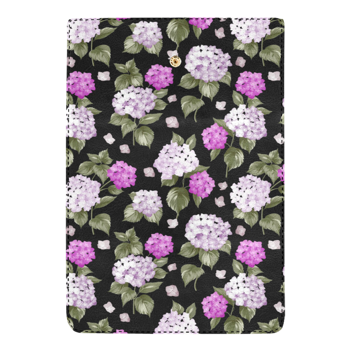 Hydrangea Pattern Print Design HD011 Women's Trifold Wallet