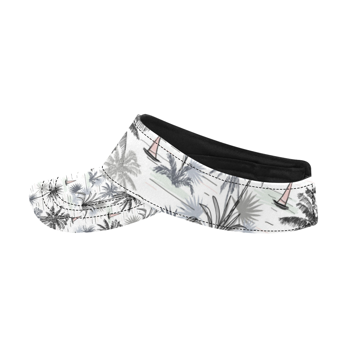 Pacific island Pattern Print Design A04 Unisex Sun Visor