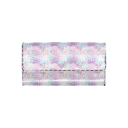 Aquarius Zodiac Pattern Print Design 01 Women's Trifold Wallet