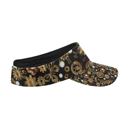 Steampunk Butterfly Design Themed Print Unisex Sun Visor