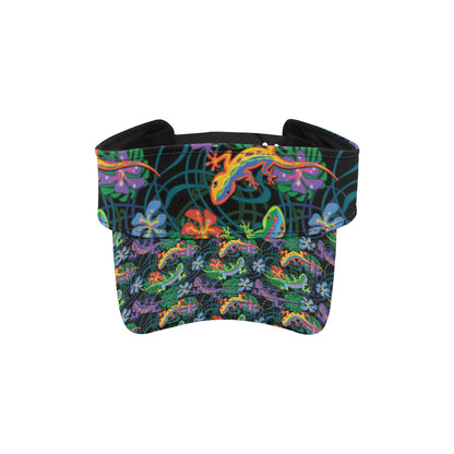 Gecko Colorful Pattern Print Design 01 Unisex Sun Visor