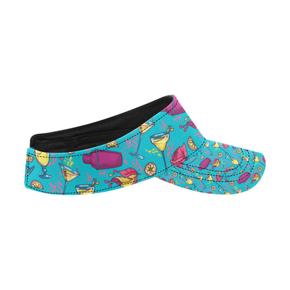 Cocktail Pattern Print Design 03 Unisex Sun Visor