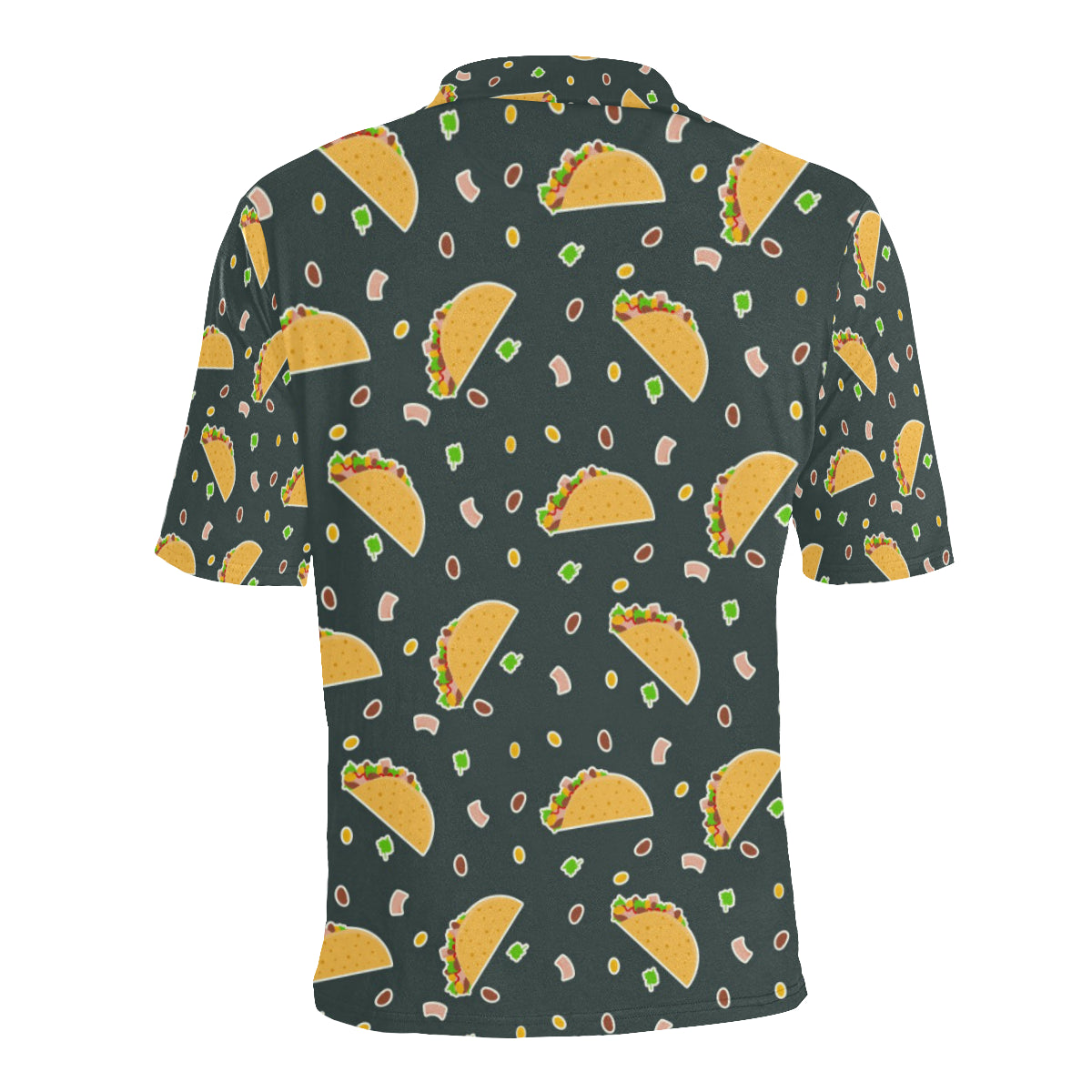 Taco Pattern Print Design TC02 Men Polo Shirt