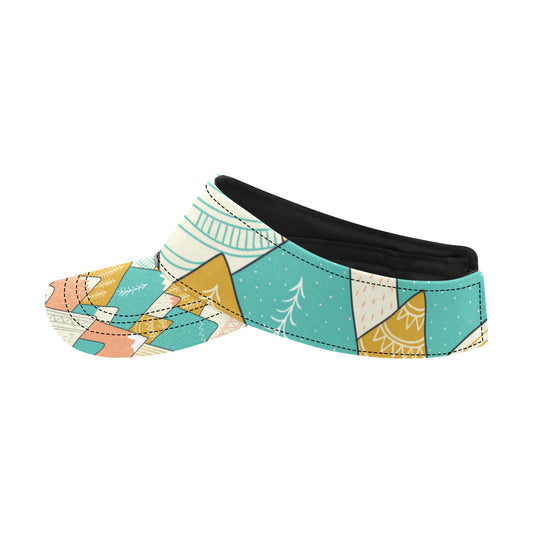 Mountain Pattern Print Design 02 Unisex Sun Visor