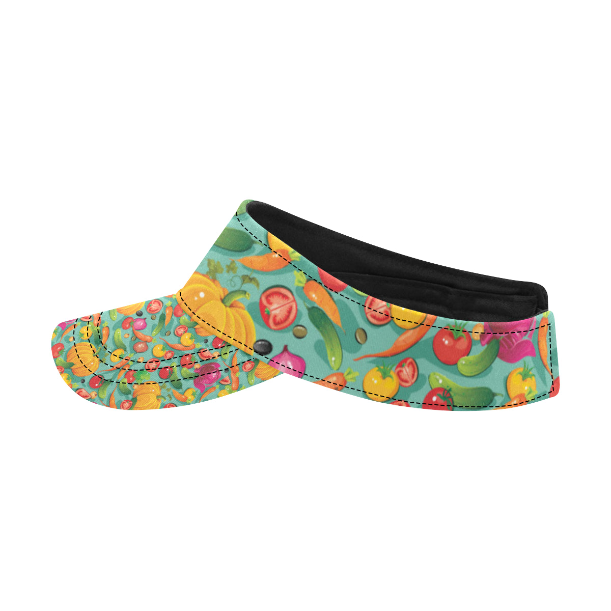 Vegan Colorful Themed Design Print Unisex Sun Visor