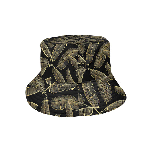 Banana Leaf Pattern Print Design BL07 Unisex Bucket Hat