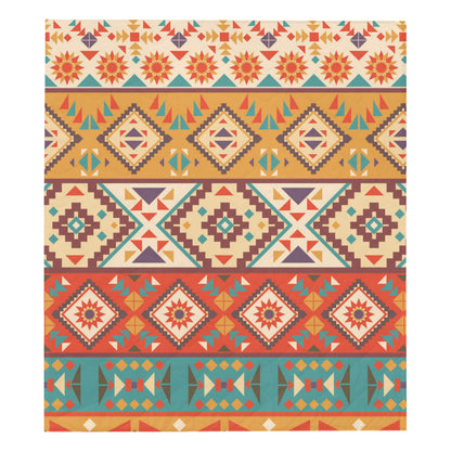 Navajo Pattern Print Design A01 Premium Quilt