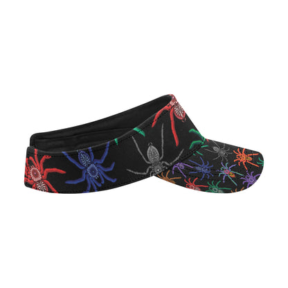 Tarantula Neon Color Pattern Print Design 03 Unisex Sun Visor