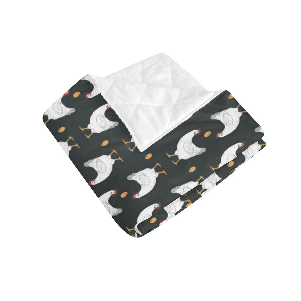 Chicken Pattern Print Design 06 Premium Quilt