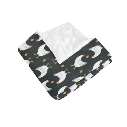 Chicken Pattern Print Design 06 Premium Quilt