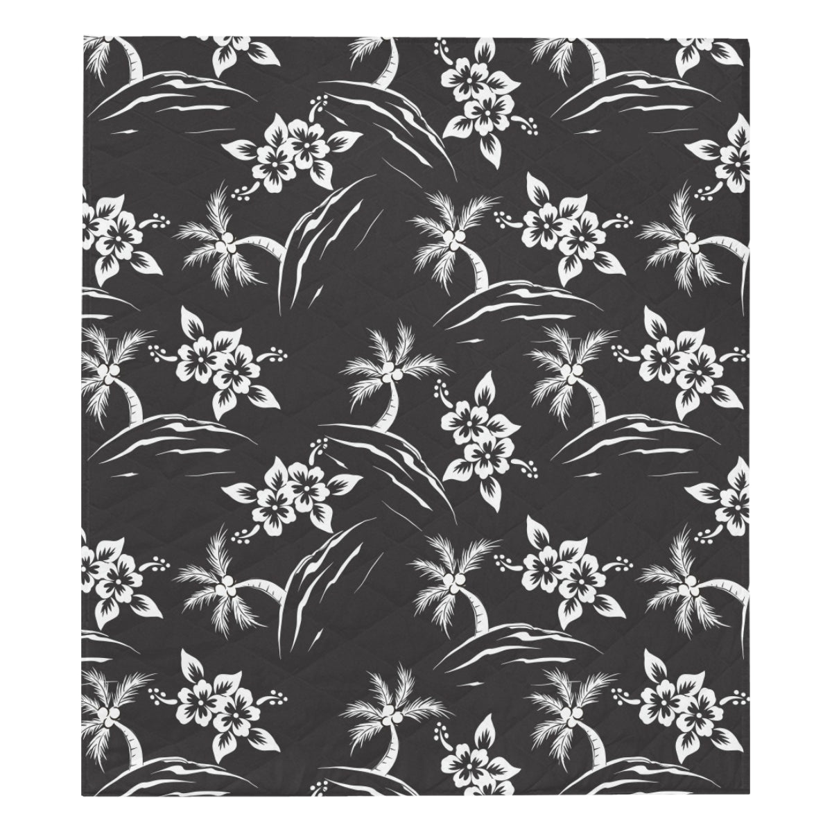 Palm Tree Pattern Print Design PT02 Premium Quilt