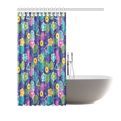 Hawaiian Themed Pattern Print Design H014 Shower Curtain
