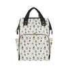 Cactus Pattern Print Design 04 Diaper Bag Backpack