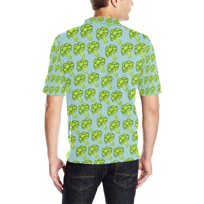 Broccoli Pattern Print Design 02 Men Polo Shirt