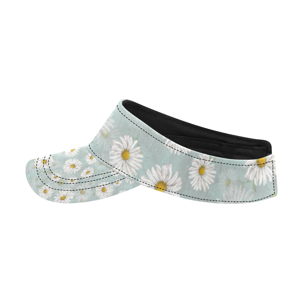 Daisy Pattern Print Design DS012 Unisex Sun Visor
