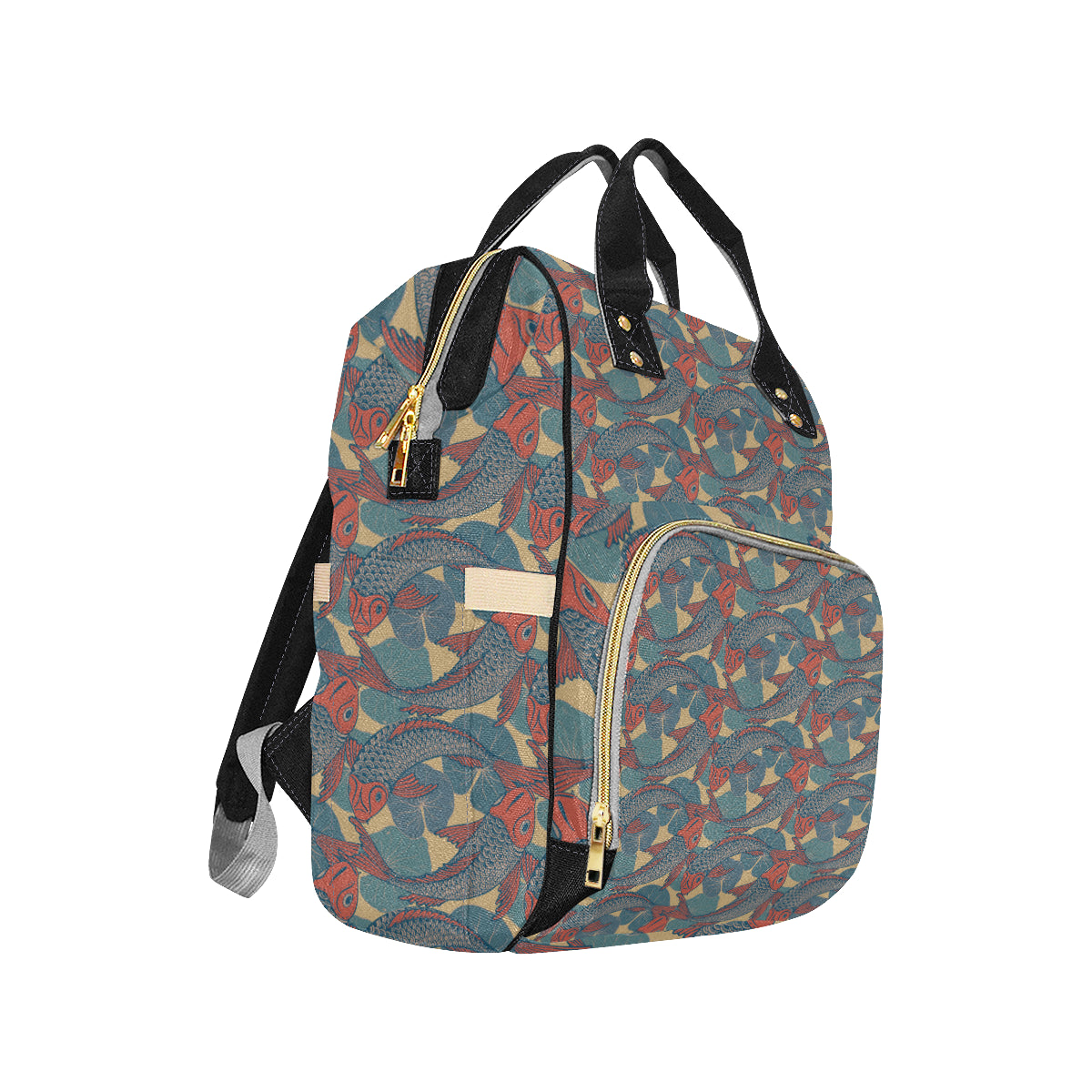 Pisces Pattern Print Design A01 Diaper Bag Backpack