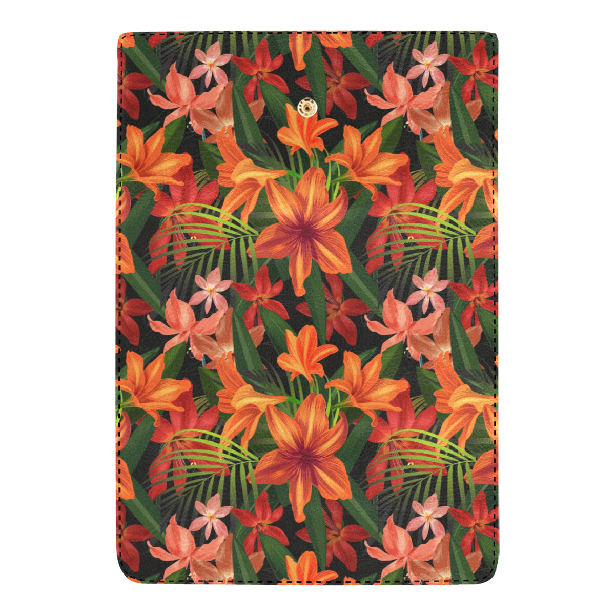 Amaryllis Pattern Print Design AL05 Women's Trifold Wallet