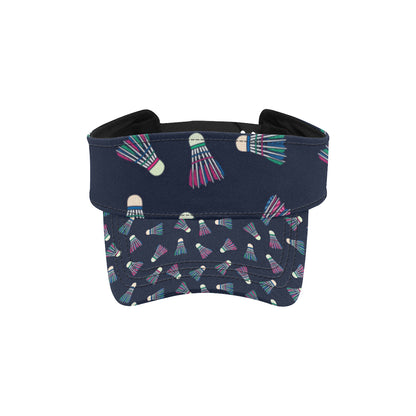 Badminton Ball Pattern Print Design 02 Unisex Sun Visor