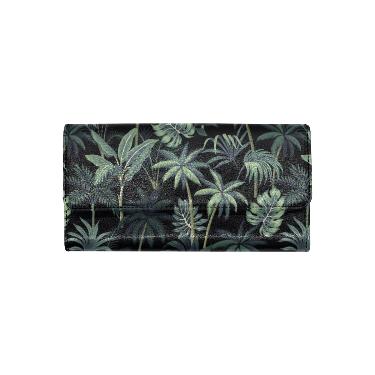 Rainforest Pattern Print Design RF02 Women's Trifold Wallet