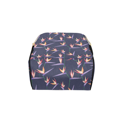 Bird Of Paradise Pattern Print Design BOP015 Diaper Bag Backpack