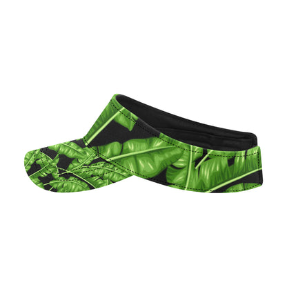 Banana Leaf Pattern Print Design BL01 Unisex Sun Visor