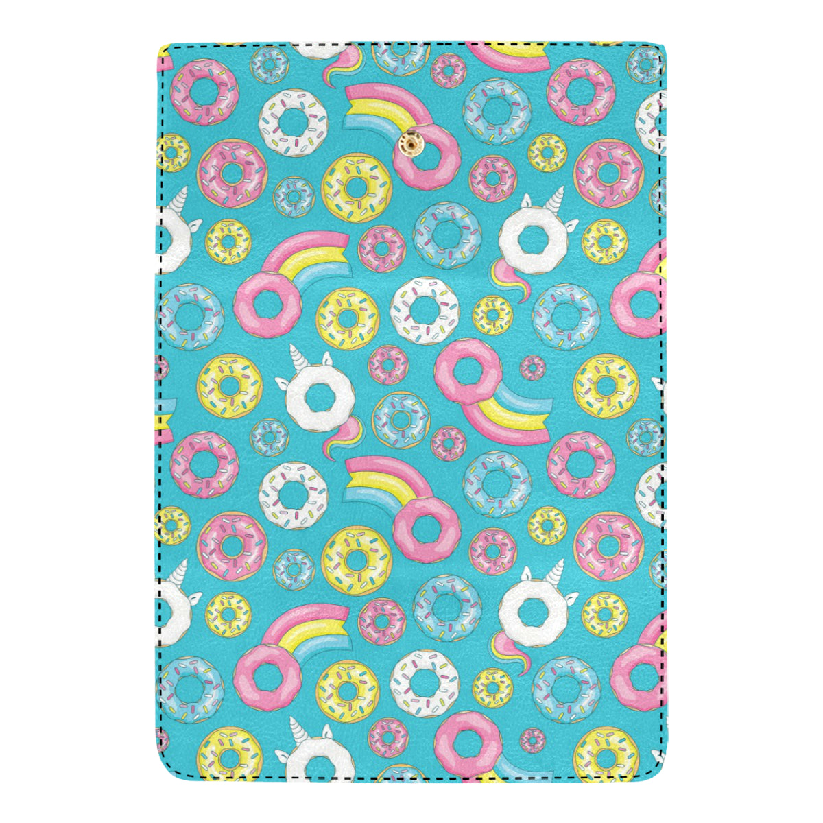 Donut Pattern Print Design DN013 Women's Trifold Wallet