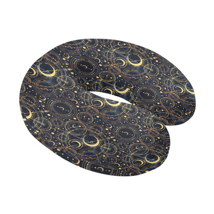 Celestial Pattern Print Design 04 U-Shaped Travel Neck Pillow
