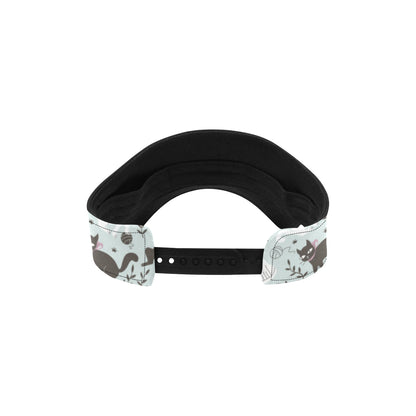 Cat Pattern Print Design 08 Unisex Sun Visor