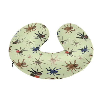 Tarantula Pattern Print Design 02 U-Shaped Travel Neck Pillow