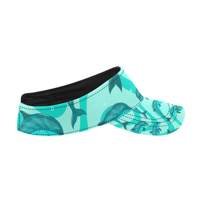 Dolphin Wave Print Unisex Sun Visor