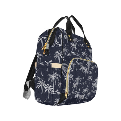 Pacific island Pattern Print Design A02 Diaper Bag Backpack