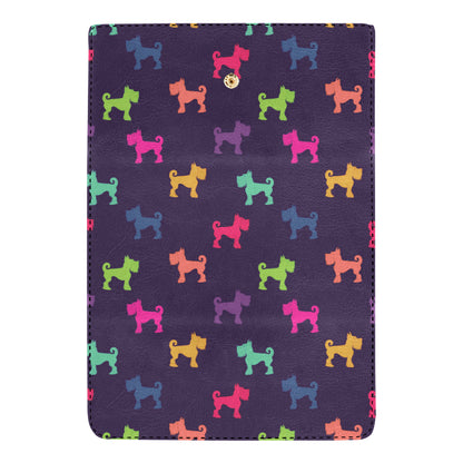Schnauzers Pattern Print Design A05 Women's Trifold Wallet