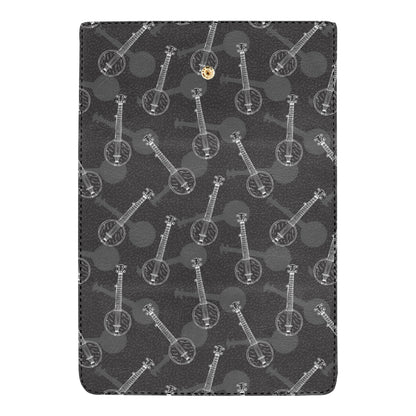 Banjo Pattern Print Design 03 Women's Trifold Wallet
