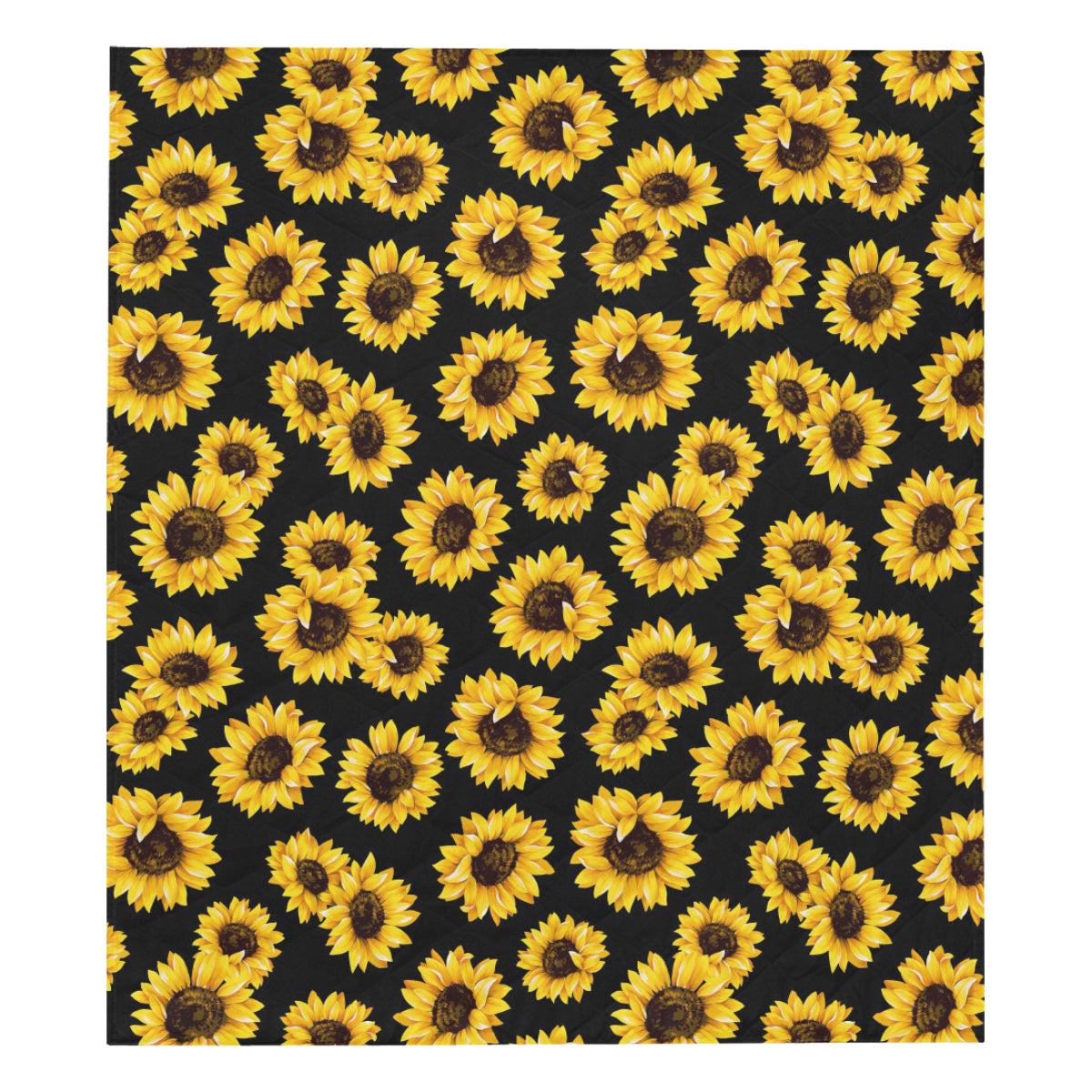 Sunflower Pattern Print Design SF05 Premium Quilt
