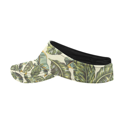 Banana Leaf Pattern Print Design BL08 Unisex Sun Visor