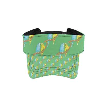 Budgerigar Pattern Print Design 01 Unisex Sun Visor