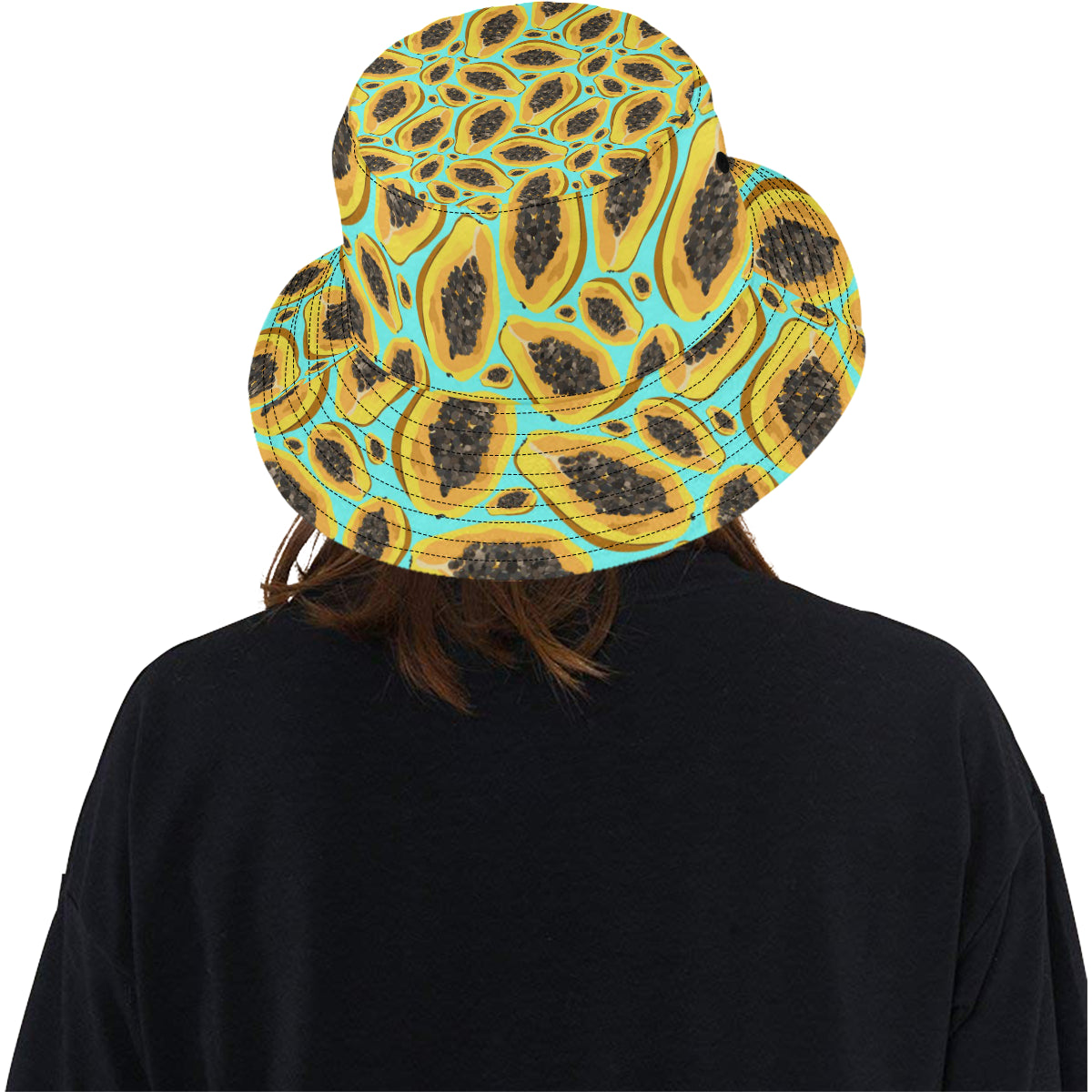 Papaya Pattern Print Design PP03 Unisex Bucket Hat