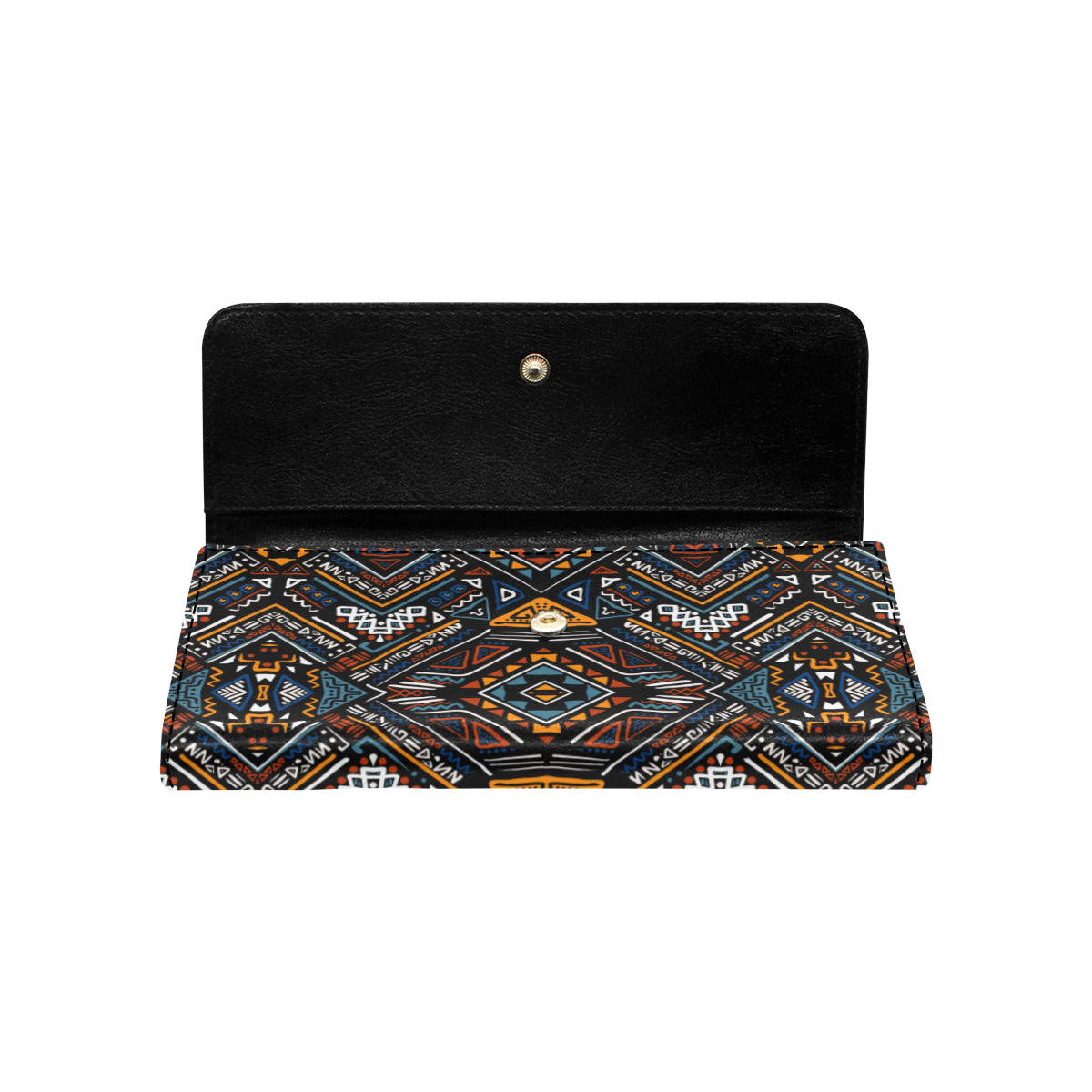 African Kente Print v2 Women's Trifold Wallet