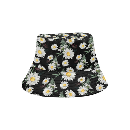 Daisy Pattern Print Design DS07 Unisex Bucket Hat