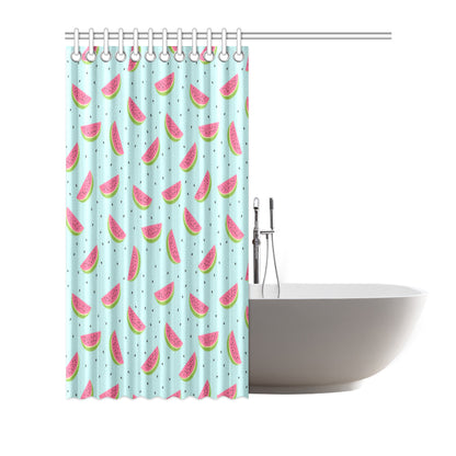 Watermelon Pattern Print Design WM06 Shower Curtain