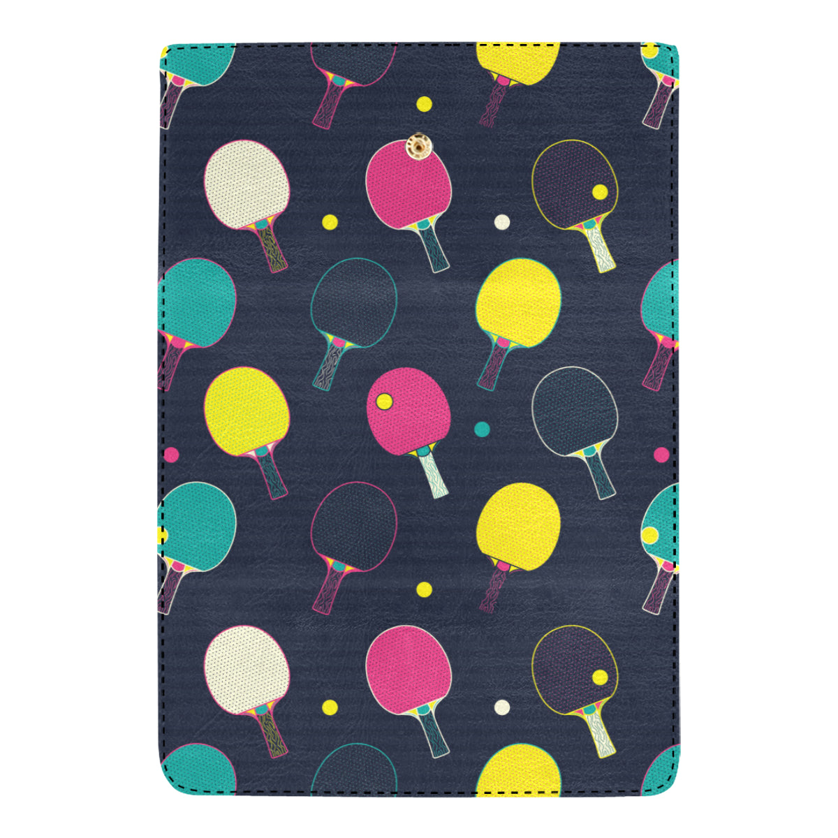 Ping Pong Pattern Print Design A04 Women's Trifold Wallet