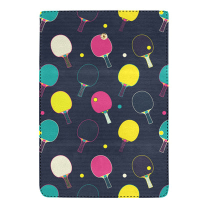 Ping Pong Pattern Print Design A04 Women's Trifold Wallet