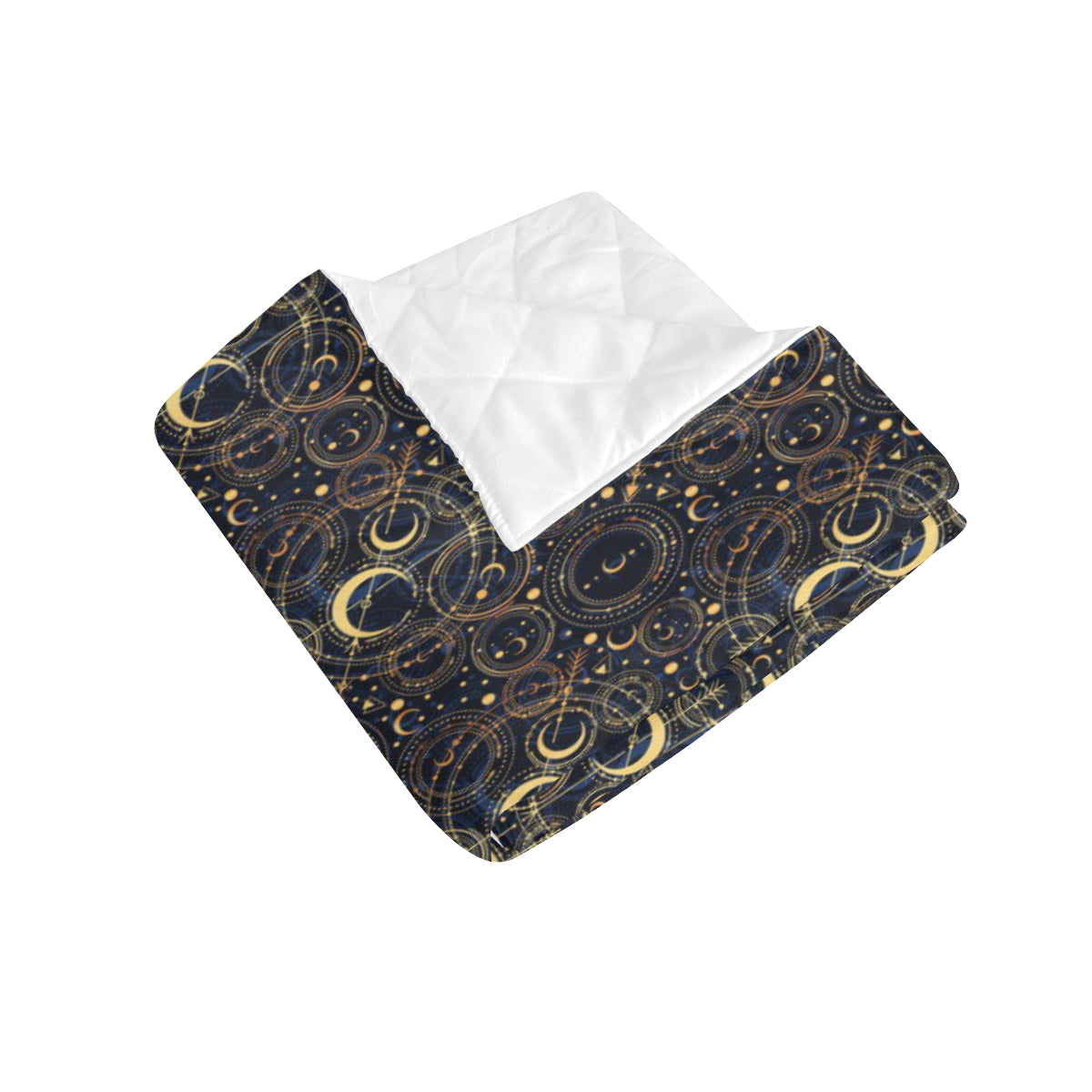 Celestial Pattern Print Design 04 Premium Quilt