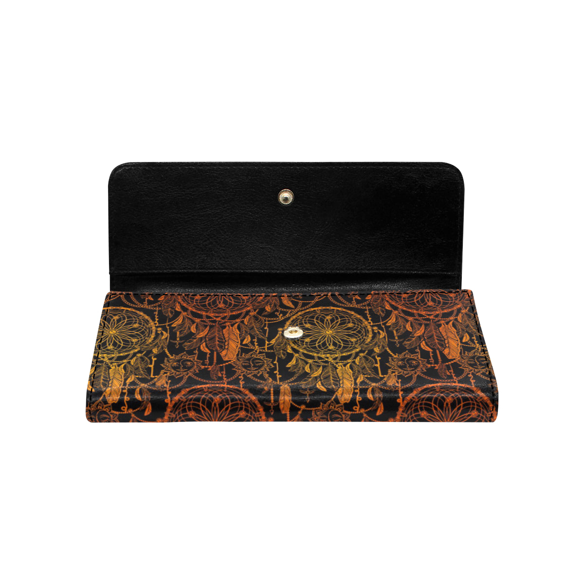 Dream catcher Sun and Moon Women's Trifold Wallet