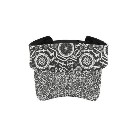 Bicycle Tools Pattern Print Design 02 Unisex Sun Visor