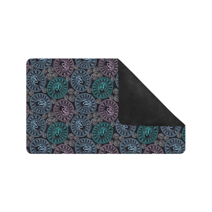 Eye of Horus Ethnic Pattern Rubber Doormat