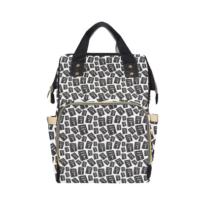 Christian Holy Bible Book Pattern Diaper Bag Backpack