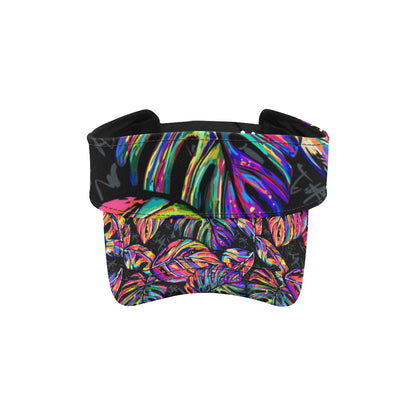 Neon Color Tropical Palm Leaves Unisex Sun Visor