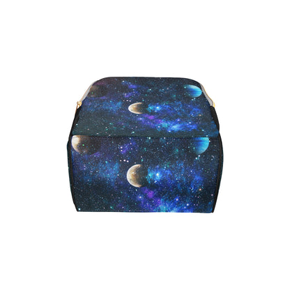 Galaxy Stardust Planet Space Print Diaper Bag Backpack
